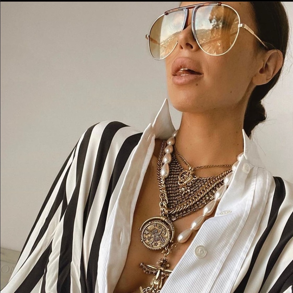 Oversized Aviator Sunglasses